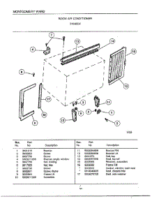 Room Air Conditioner Page 6 parts for Frigidaire Air Conditioner 5164004 from AppliancePartsPros.com