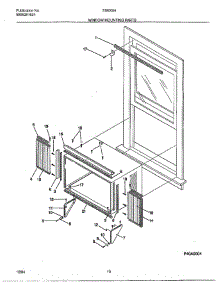 Window Mounting parts for Frigidaire Air Conditioner 5145001 from AppliancePartsPros.com