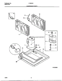 Compressor parts for Frigidaire Air Conditioner 5148004A from AppliancePartsPros.com