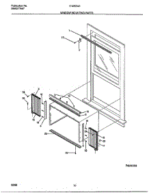 Window Mounting parts for Frigidaire Air Conditioner 5148004A from AppliancePartsPros.com