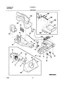 11 - Controls parts for Frigidaire Refrigerator PLRS267ZAB5 from AppliancePartsPros.com