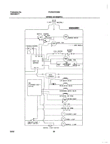 20 - Wiring Schematic parts for Frigidaire Refrigerator PLRS237ZAB4 from AppliancePartsPros.com