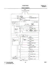 21 - Wiring Schematic parts for Frigidaire Refrigerator PLRS237ZAB4 from AppliancePartsPros.com