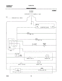12 - Wiring Schematic parts for Frigidaire Refrigerator PLRT217TAB1 from AppliancePartsPros.com