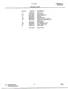 Control parts for Frigidaire Air Conditioner 5177004A from AppliancePartsPros.com