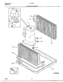 Compressor parts for Frigidaire Air Conditioner 5177004A from AppliancePartsPros.com