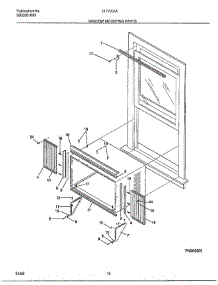 Window Mounting parts for Frigidaire Air Conditioner 5177004A from AppliancePartsPros.com