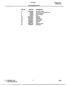 Air Handling parts for Frigidaire Air Conditioner 5177004A from AppliancePartsPros.com