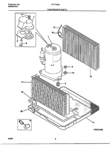 Compressor parts for Frigidaire Air Conditioner 5177004A from AppliancePartsPros.com