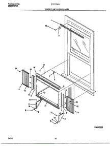 Window Mounting parts for Frigidaire Air Conditioner 5177004A from AppliancePartsPros.com