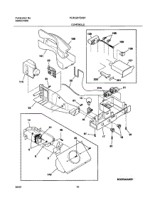 11 - Controls parts for Frigidaire Refrigerator PLRS267ZAB7 from AppliancePartsPros.com