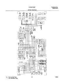 21 - Wiring Diagram parts for Frigidaire Refrigerator PLRS267ZAB7 from AppliancePartsPros.com