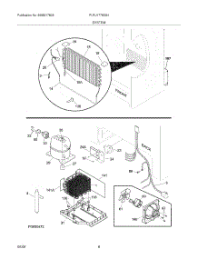 07 - System parts for Frigidaire Refrigerator PLRU1778ES4 from AppliancePartsPros.com