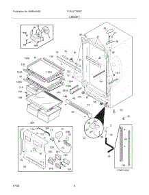 05 - Cabinet parts for Frigidaire Refrigerator PLRU1778ES7 from AppliancePartsPros.com