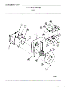 Room Air Conditioner Page 3 parts for Frigidaire Air Conditioner 5057D from AppliancePartsPros.com