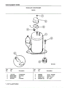 Room Air Conditioner Page 5 parts for Frigidaire Air Conditioner 5057D from AppliancePartsPros.com