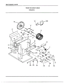 Room Air Conditioner Page 3 parts for Frigidaire Air Conditioner 5077B from AppliancePartsPros.com