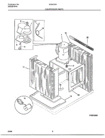 Compressor parts for Frigidaire Air Conditioner 5069008A from AppliancePartsPros.com