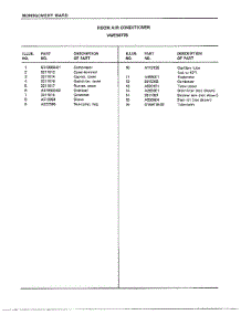 Room Air Conditioner Page 6 parts for Frigidaire Air Conditioner 5077B from AppliancePartsPros.com