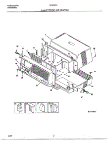 Cabinet Front / Wrapper parts for Frigidaire Air Conditioner 5132001 from AppliancePartsPros.com