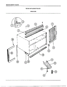 Room Air Conditioner Page 5 parts for Frigidaire Air Conditioner 5107B from AppliancePartsPros.com