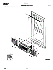 06 - Window Mounting Parts parts for Frigidaire Air Conditioner 5130009B from AppliancePartsPros.com