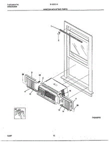 Window Mounting parts for Frigidaire Air Conditioner 5132001 from AppliancePartsPros.com
