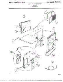 Air Conditioner Page 3 parts for Frigidaire Air Conditioner 5167A from AppliancePartsPros.com