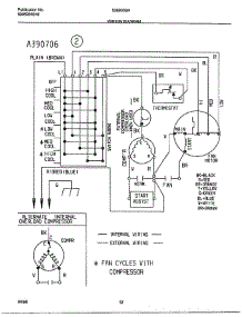 Wiring Diagram parts for Frigidaire Air Conditioner 5069008A from AppliancePartsPros.com