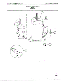 Air Conditioner Page 7 parts for Frigidaire Air Conditioner 5167A from AppliancePartsPros.com