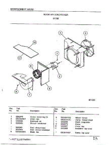 Room Air Conditioner Page 3 parts for Frigidaire Air Conditioner 5179B from AppliancePartsPros.com