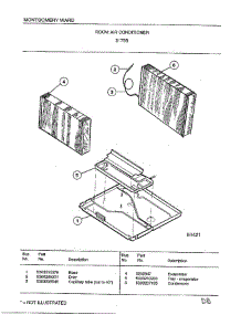 Room Air Conditioner Page 4 parts for Frigidaire Air Conditioner 5179B from AppliancePartsPros.com