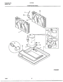 Compressor parts for Frigidaire Air Conditioner 5137006A from AppliancePartsPros.com