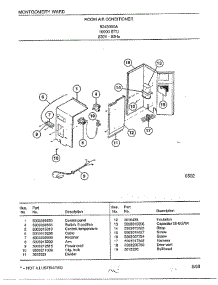 Room Air Conditioner Page 3 parts for Frigidaire Air Conditioner 5243000A from AppliancePartsPros.com