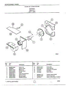 Room Air Conditioner Page 4 parts for Frigidaire Air Conditioner 5243000A from AppliancePartsPros.com