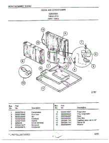 Room Air Conditioner Page 5 parts for Frigidaire Air Conditioner 5243000A from AppliancePartsPros.com