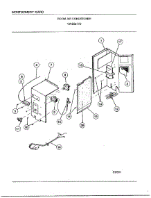 Room Air Conditioner Page 3 parts for Frigidaire Air Conditioner 5277D from AppliancePartsPros.com