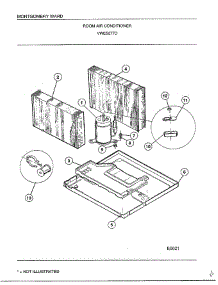 Room Air Conditioner Page 5 parts for Frigidaire Air Conditioner 5277D from AppliancePartsPros.com