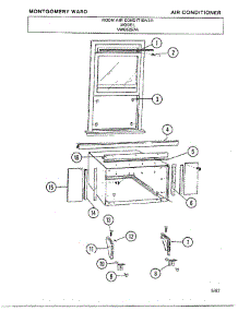 Air Conditioner Page 9 parts for Frigidaire Air Conditioner 5257A from AppliancePartsPros.com