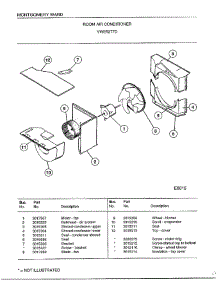 Room Air Conditioner Page 7 parts for Frigidaire Air Conditioner 5277D from AppliancePartsPros.com