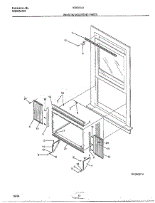 Window Mounting parts for Frigidaire Air Conditioner 5292004A from AppliancePartsPros.com