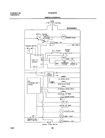 20 - Wiring Schematic parts for Frigidaire Refrigerator PLHS267ZAB1 from AppliancePartsPros.com