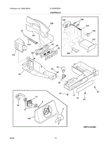 11 - Controls parts for Frigidaire Refrigerator PLHS39EESS1 from AppliancePartsPros.com