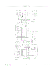 21 - Wiring Diagram parts for Frigidaire Refrigerator PLHS67EFSB0 from AppliancePartsPros.com