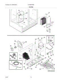 13 - System parts for Frigidaire Refrigerator PLHS68EESBA from AppliancePartsPros.com