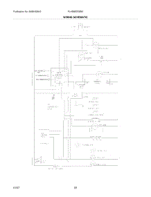 22 - Wiring Schematic parts for Frigidaire Refrigerator PLHS68EESBA from AppliancePartsPros.com