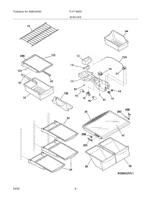 07 - Shelves parts for Frigidaire Refrigerator PLHT189SSK4 from AppliancePartsPros.com