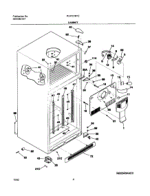 05 - Cabinet parts for Frigidaire Refrigerator PLHT219TCB0 from AppliancePartsPros.com