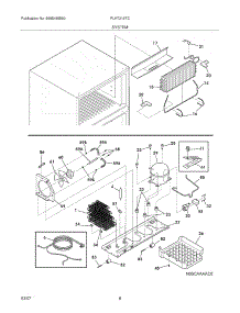 09 - System parts for Frigidaire Refrigerator PLHT219TCBE from AppliancePartsPros.com