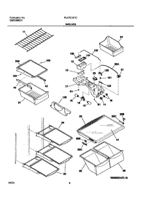 07 - Shelves parts for Frigidaire Refrigerator PLHT219TCK1 from AppliancePartsPros.com